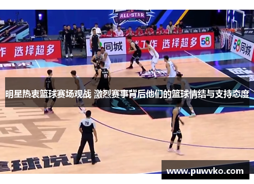 明星热衷篮球赛场观战 激烈赛事背后他们的篮球情结与支持态度